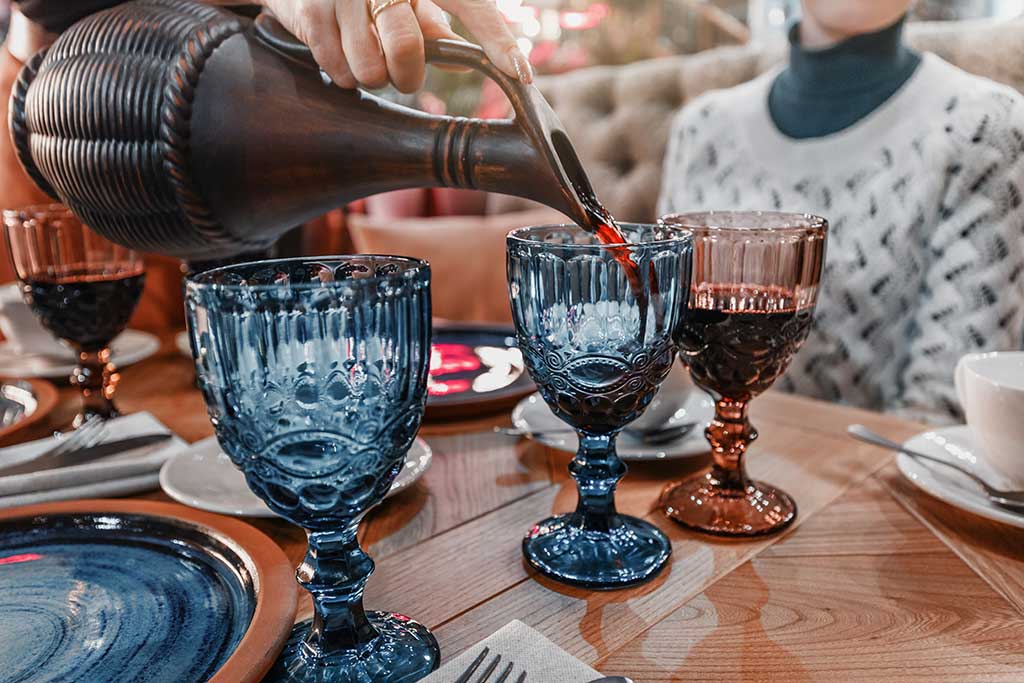 Wine bar in Tbilisi